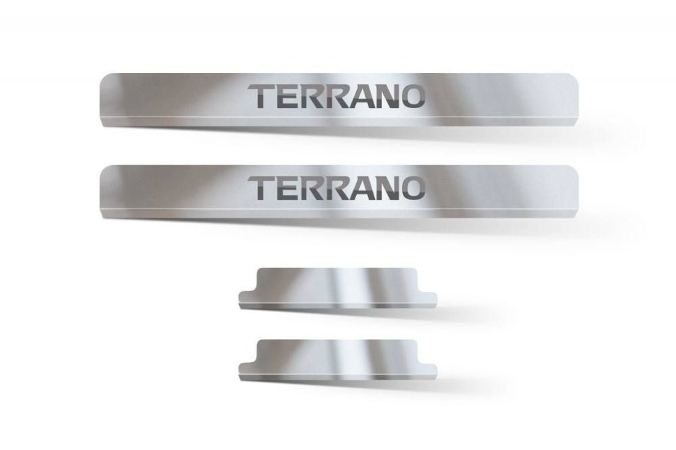 Накладки в проем дверей 4шт Nissan Terrano 2014- нержавейка ниссан террано