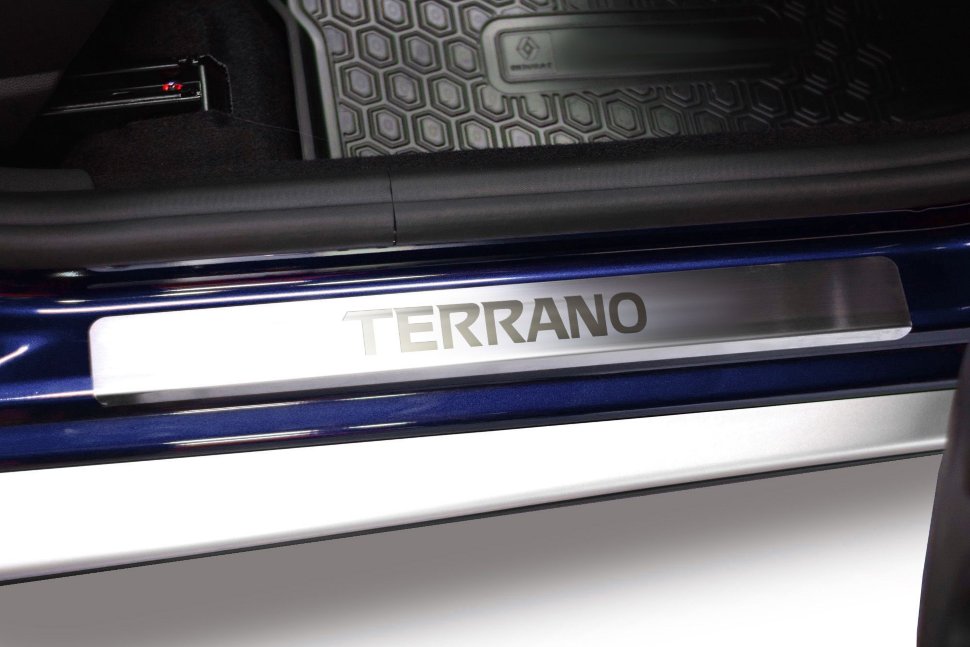 Накладки в проем дверей 4шт Nissan Terrano 2014- нержавейка ниссан террано передние