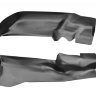 Накладки на ковролин тоннельные передние (ABS) (2 шт) LADA Granta 2011-