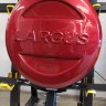 Колпак на запасное колесо крашеный ABS ПТ Групп LADA LARGUS (Лада Ларгус) 2012- Красный огненный 01300406