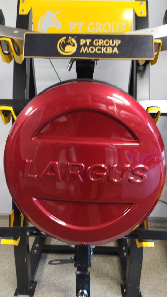 Колпак на запасное колесо крашеный LADA LARGUS с 2012 Красный огненный