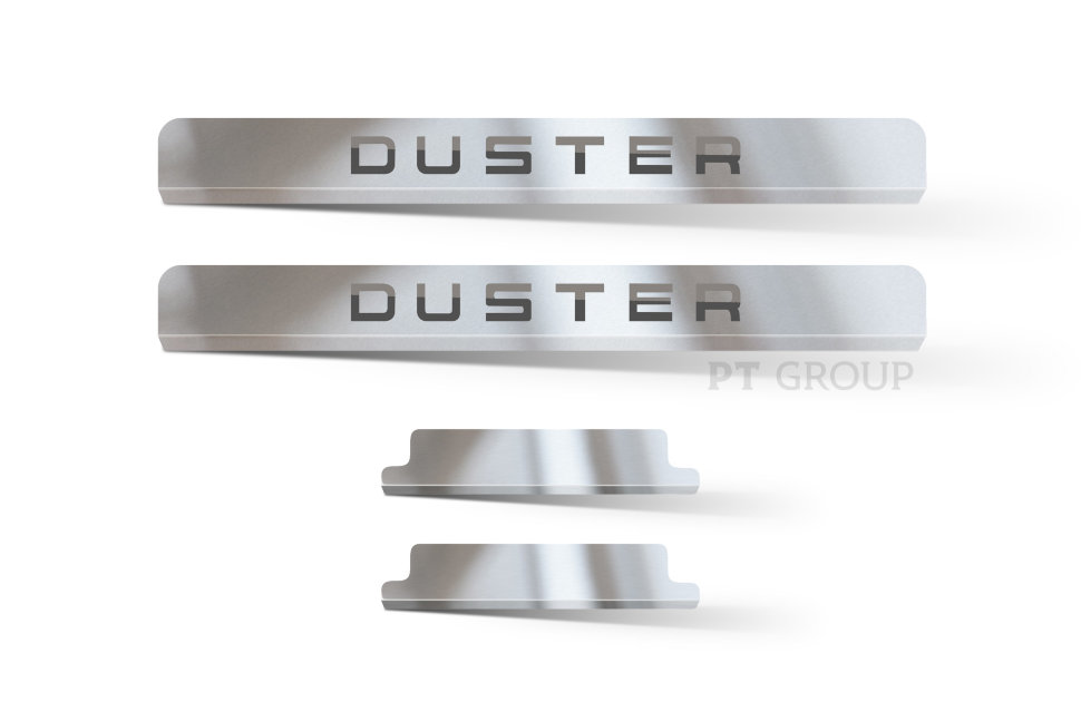 Накладки в проем дверей ПТ Групп для RENAULT Duster (Дастер) 2012- (НПС) 4 шт., 07012401, RDU220401