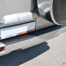 Накладка на задний бампер UAZ PATRIOT 2014 Вид на автомобиле