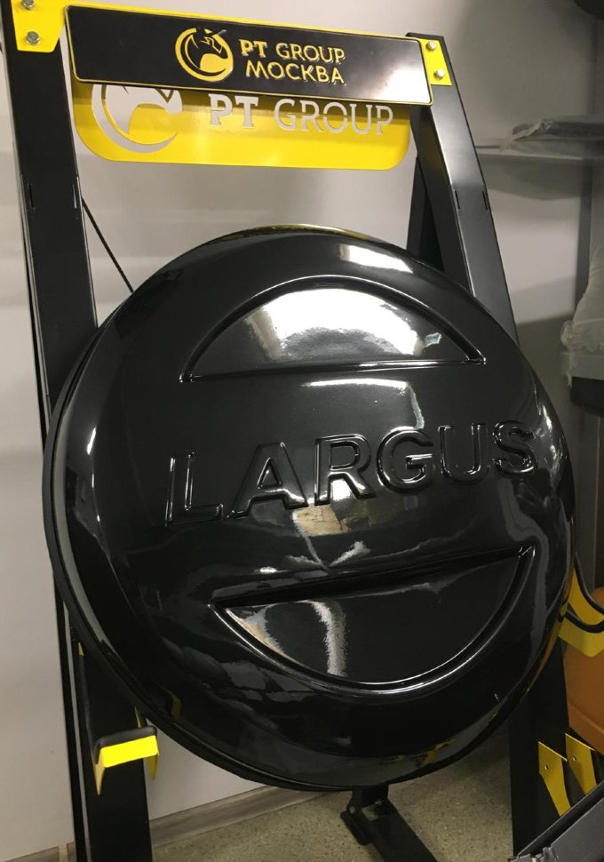 Колпак на запасное колесо крашеный LADA LARGUS с 2012 Черная жемчужина
