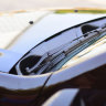 Накладка в проём стеклоочистителей (жабо без скотча, ABS) Renault DUSTER 2012- NISSAN TERRANO 2014-