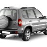 Защита порогов с накладками 63мм (НПС) ПТ Групп Chevrolet NIVA 2009-2020/ LADA NIVA 2020- (Шевроле Нива/ЛадаНива) 02010204, LNV220305