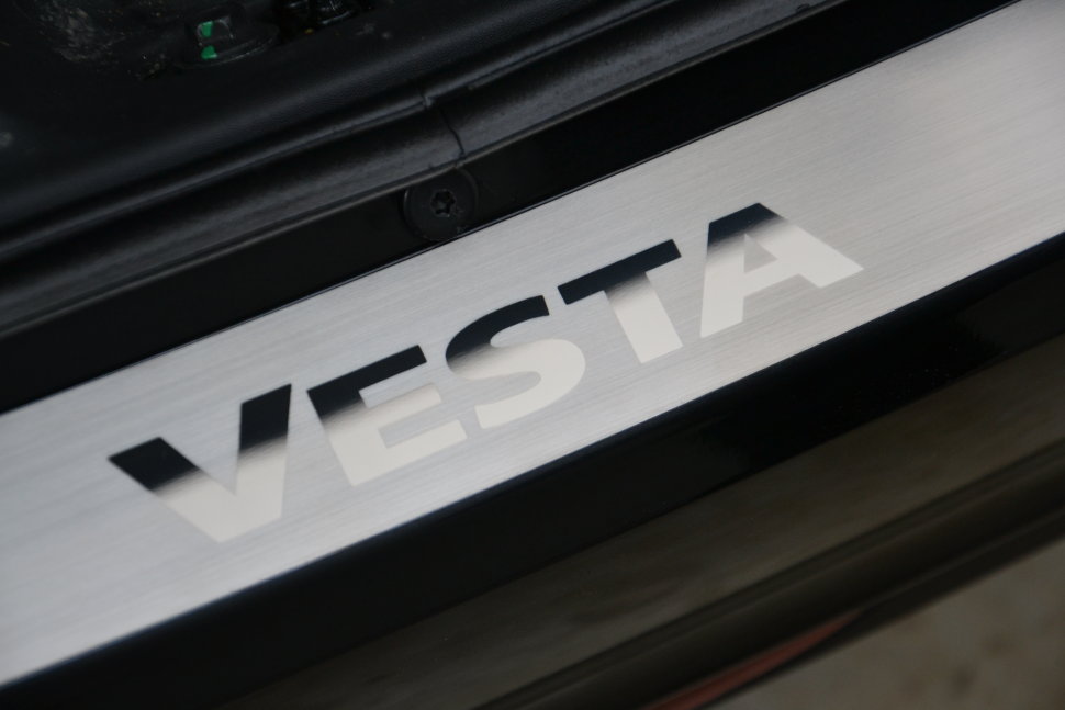 Накладка на задний бампер ПТ Групп для LADA Vesta (Веста) 2015- (НПС), 01402601, LVE221301